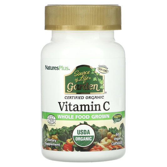 SOL GARDEN ORGANIC VIT C 500 MG VCAP 60